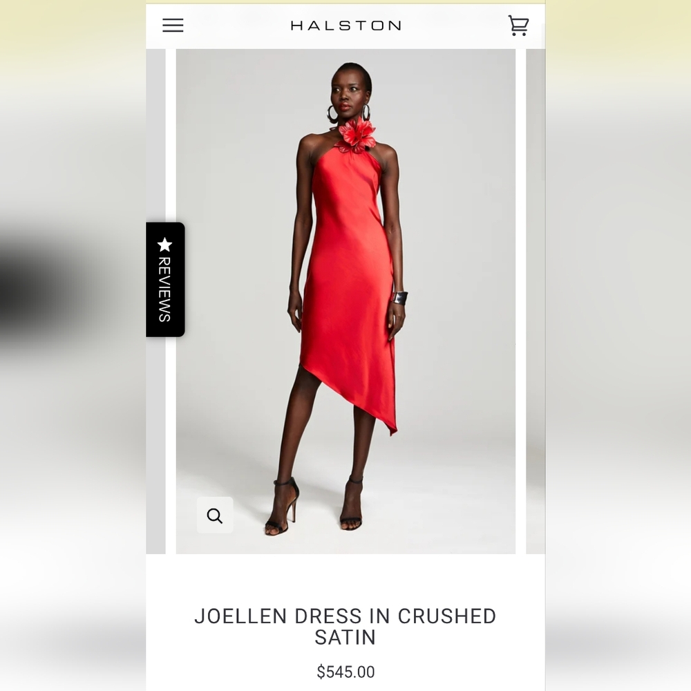Joellen Dress In Crushed Satin